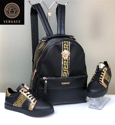 backpack versace|versace backpack gift set.